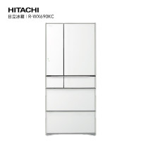 日立(HITACHI)Hitachi日立670L日本原装进口电动抽屉风冷无霜自动制冰黑科技真空保鲜冰箱R-WX690KC