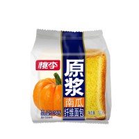 桃李南瓜原浆纤维面包120g
