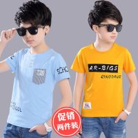 男童纯棉短袖恤新款儿童夏装小孩子衣服中大童男装男孩上衣帅气