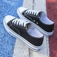 2020春季中大童新款帆布鞋低帮板鞋韩版学生鞋男童女童平底运动鞋