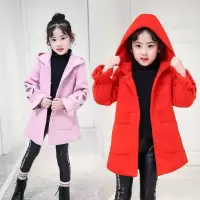 女童新款毛呢大衣中大童加厚呢子外套女孩韩版洋气冬装公主小学生