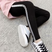 女童打底裤韩版春秋修身女童铅笔裤女孩紧身裤子中大童加绒长裤潮