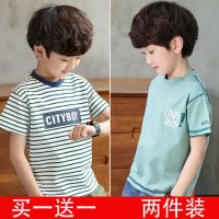 童装男童恤中大童夏装儿童夏季短袖纯棉2020新款修身款印花上衣