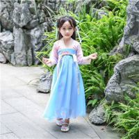 儿童古装童装汉服女童春季仙女服刺绣襦裙日常宝宝古风摄影演出服