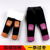 童装男儿童棉裤秋冬加棉加绒加厚裤子韩版工装条绒男女童外穿棉裤