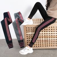 女童打底裤中大童春秋款纯棉休闲外穿长裤2020小女孩时尚加绒裤子