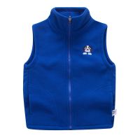 新款童装儿童摇粒绒马甲中大童秋装加绒加厚无袖上衣男童女童马夹