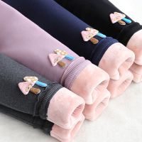 女童棉裤秋冬新款儿童纯棉加绒加厚打底裤童装宝宝保暖长裤子外穿