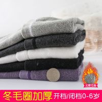 儿童连裤袜毛圈加厚宝宝打底裤春秋中厚女童秋冬开档裤袜白色大