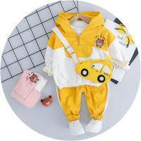 男女童秋装韩版时尚卡通2件套装1-3岁半小宝宝纯棉衣服婴儿服饰潮