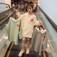 女童连衣裙洋气儿童秋装裙子2020新款韩版大童装女孩春秋季卫衣裙K1