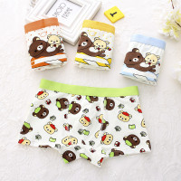 儿童内裤男童纯棉平角裤宝宝小男孩中小童四角卡通全棉裤头1-11岁