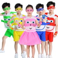 六一儿童环保服装幼儿园亲子创意时装走秀手工材料超级飞侠演出服