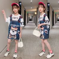 亲子装母女连衣裙夏装2020新款洋气中大儿童网红短袖小女孩公主裙D6