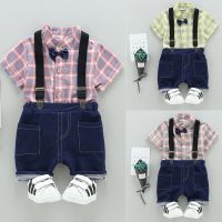 男童夏装短袖衬衫儿童男装套装1小男孩2岁半3婴幼儿宝宝4小孩衣服