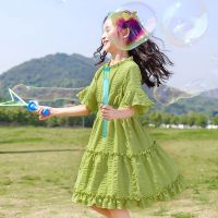 女童公主裙超洋气小女孩裙子2020新款夏装儿童裙网红中大童连衣裙