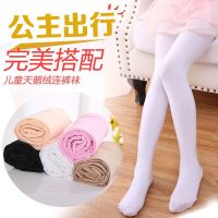 抗起球白色春夏薄款女童连裤袜专业练功丝袜子六一舞蹈袜F3