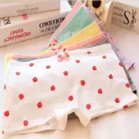 5/3条女生内裤初中少女中腰大童内裤纯棉12-15岁平角学生四角内裤
