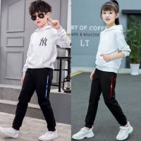 夏秋季儿童裤子男女通用孩子款弹性长裤中大儿童宽松休闲运动裤子