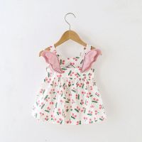 女宝宝夏装2020新款1-2-3岁洋气小儿童夏季女童半身裙吊带公主裙P5