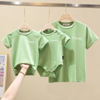 亲子装一家三口四口母子夏款母女装夏婴儿洋气夏装2020新款潮夏季