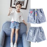 女童牛仔短裤2020新款夏装洋气中大童夏天儿童韩版外穿百搭热裤薄