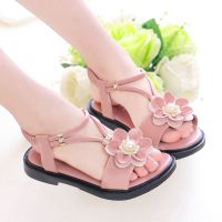 女童凉鞋2020新款夏季时尚小公主鞋子儿童宝宝花朵防滑软底沙滩鞋