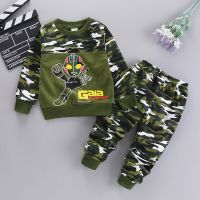 儿童秋装迷彩服套装2020新款童装男童女童秋季男孩长袖运动套装潮