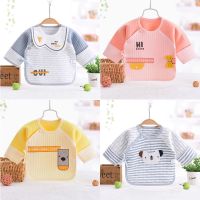 新生儿半背衣春秋冬季月初生儿上衣3夹棉宝宝纯棉衣服保暖和尚服0