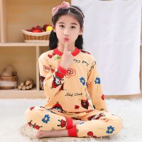 儿童保暖内衣裤套装男童女童加绒秋冬款秋衣秋裤宝宝加厚打底衣