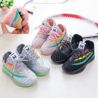 儿童运动鞋2020春夏新款童鞋女飞织椰子网鞋男童网面透气休闲跑鞋