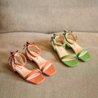 2019夏季时尚新款女童凉鞋防滑软底小公主高跟鞋小女孩呱呱凉鞋