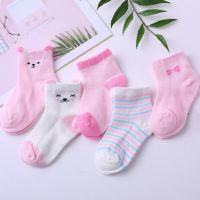 儿童袜子春秋薄款棉袜短袜男女童婴儿宝宝夏季中筒袜