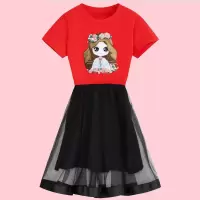 女童连纯棉衣裙2020夏季新款4-16中大童夏装儿童洋气小女孩公主裙O1