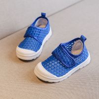 夏季儿童网面凉鞋男童单网镂空透气鞋女童宝宝学步鞋幼儿园室内鞋