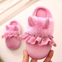 儿童棉拖鞋 秋冬季卡通室内保暖防滑可爱男童女童1-6岁小孩棉拖鞋