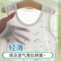 宝宝小背心夏季纯棉薄款无袖吊带婴儿打底跨栏儿童背心男童女童装D7