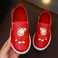 20-31码女童公主鞋小猪童鞋2018春秋新款儿童皮鞋男女孩单鞋