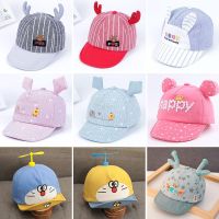 婴儿帽子春秋鸭舌帽3-6-9月宝宝帽女夏季新生儿遮阳帽儿童帽子男
