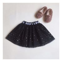 女童纱裙半身裙中大童星星网纱裙蓬蓬裙春夏季儿童短裙韩版公主裙