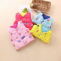 皇冠佩奇棉服马甲轻薄背心宝宝内胆男女童保暖秋冬