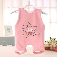 买3送1 薄款半背肚兜男女婴儿新生儿连腿睡觉护肚幼儿春秋款围兜Z9