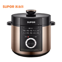 苏泊尔(SUPOR)电压力锅SY-60YA4086十大功能菜单 金属拉丝机身6L容量一双胆配置