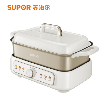 [苏宁物流]苏泊尔(SUPOR)电火锅H50FK902A 多用途料理锅火锅专用锅 多功能家用烤肉烤鱼锅 电热锅