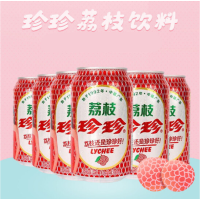 珍珍荔枝味汽水330ml*6