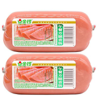 金锣午餐方腿香肠即食三明治汉堡肠