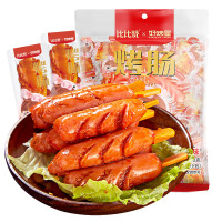[第二件减2元]比比赞烤肠[香辣味]200g台式香肠热狗即食鸡肉火腿肠小零食解馋小吃的休闲食品