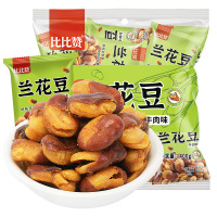 比比赞兰花豆[牛肉味]400g蚕豆炒货牛肉味解馋小零食包装小吃休闲食品胡豆子