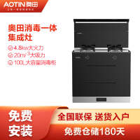 [全新上市]AOTIN/奥田 X8-90D3消毒柜集成灶家用一体灶 液化气-左排烟版