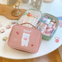 2021新品网红ins防水化妆包大容量超火可爱便携旅行洗漱收纳包款式随机